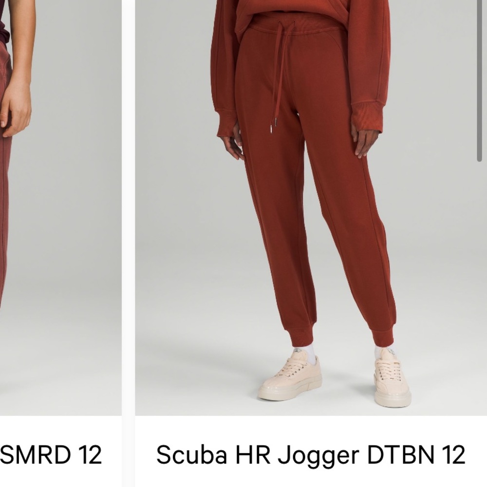 Lululemon Athletica Date Brown Scuba HR Jogger Pants